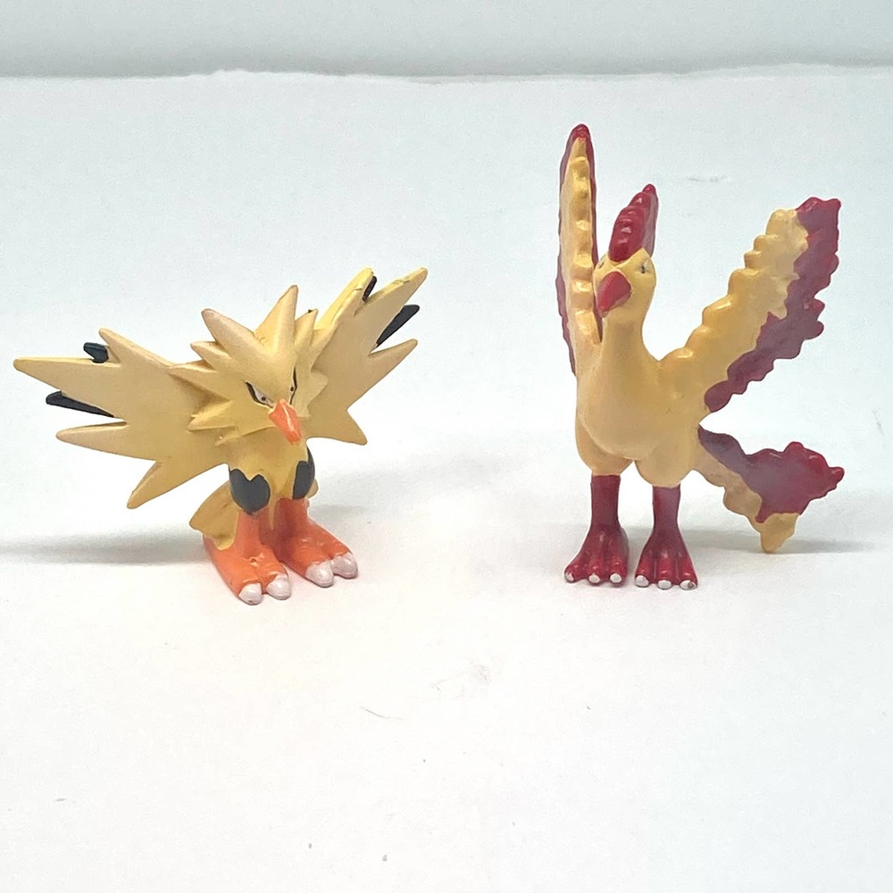 Pokemon Moltres Zapados Toy Figures Legendary Birds Gen 1 Vintage